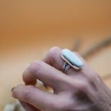 White Buffalo Ring (Size 6.25)