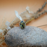 Giraffe Turquoise Ring (Size 6.5)