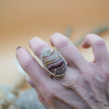 Wide-Band Traveler Ring in Jasper (Size 8.5)