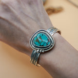 Statement Cuff in Turquoise