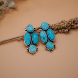 Stud Earrings in Blue Ridge Turquoise