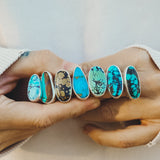 Ring in Hubei Turquoise (Size 6.5)