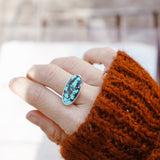 Ring in Hubei Turquoise (Size 8)