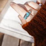 Ring in Hubei Turquoise (Size 8)