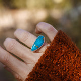 Ring in Kingman Turquoise (Size 6)