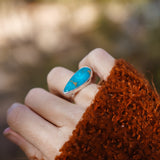 Ring in Kingman Turquoise (Size 6)