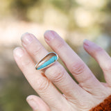 Ring in Royston Turquoise (Size 5.25)