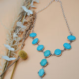 Statement Necklace in Campitos Turquoise