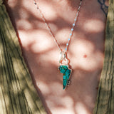 Bolt Pendant in Kingman Turquoise