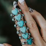 The Turquoise Lover's Ring in Campitos & Carico Lake Turquoise (Size 9)