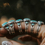 *PRE-SALE* Turquoise Lovers Ring Campitos & Carico Lake Turquoise