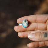 Ear Cuff in Sterling Opal