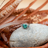 The Turquoise Lover's Ring in Campitos & Carico Lake Turquoise (Size 7)