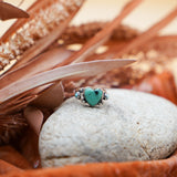 The Turquoise Lover's Ring in Campitos & Carico Lake Turquoise (Size 7)