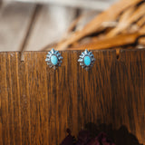 Turquoise North Star Studs