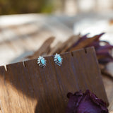 Turquoise North Star Studs