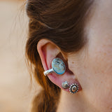 Ear Cuff in Sterling Opal