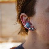 Ear Cuff in Sterling Opal