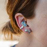 Ear Cuff in Sterling Opal