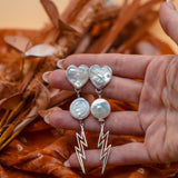 The Lovestruck Earrings in Mother of Pearl