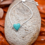 The Out West Bracelets in Chilean Turquoise Hearts