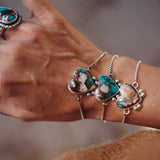 Out West Bracelets in Spiny Oyster Hearts