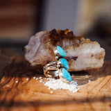 The Cairn Ring in Campitos Turquoise (Size 8)