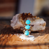 The Cairn Ring in Egyptian Turquoise (Size 6)