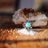 The Venus Ring in Campitos Turquoise (Size 6.5)