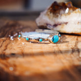 The Desert Bloom Cuff in Egyptian & Lone Mtn Turquoise