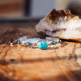 The Desert Bloom Cuff in Egyptian & Lone Mtn Turquoise