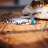 The Desert Bloom Cuff in Egyptian & Lone Mtn Turquoise