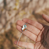 Turquoise Lovers Bracelet in White Buffalo, Spiny Oyster, & Kingman Turquoise