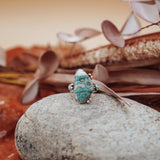 Ocean Jasper & Lone Mtn Turquoise Ring (Size 8.5)