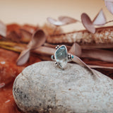 Ocean Jasper & Lone Mtn Turquoise Ring (Size 8.25)