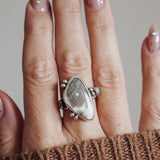 Ocean Jasper & Lone Mtn Turquoise Ring (Size 8.25)