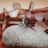 Ocean Jasper & Lone Mtn Turquoise Ring (Size 6.5)