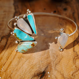 Boho Arm Band in Royston, Campitos, & Moonstone