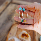 The Sundancer Hoops in Hubei Turquoise