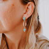 The Sundancer Hoops in Hubei Turquoise