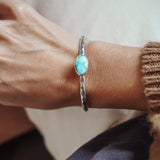 Stacking Cuff in Whitewater Turquoise