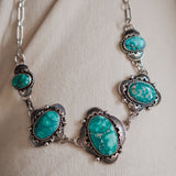 Statement Choker in Whitewater Turquoise