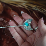 Wanderer Hairpin in Egyptian Turquoise