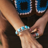 Statement Cuff in Egyptian Turquoise