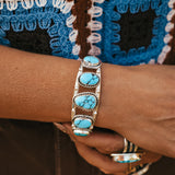 Statement Cuff in Egyptian Turquoise