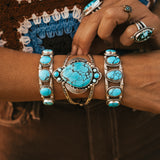 Statement Cuff in Egyptian Turquoise