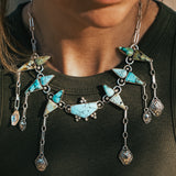 Statement Choker in Hubei Turquoise