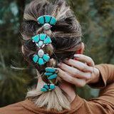 Monsoon Hair Tie in Campitos Turquoise