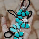 Monsoon Hair Tie in Campitos Turquoise