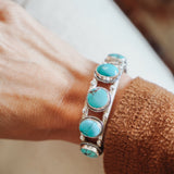 Statement Cuff in Egyptian Turquoise